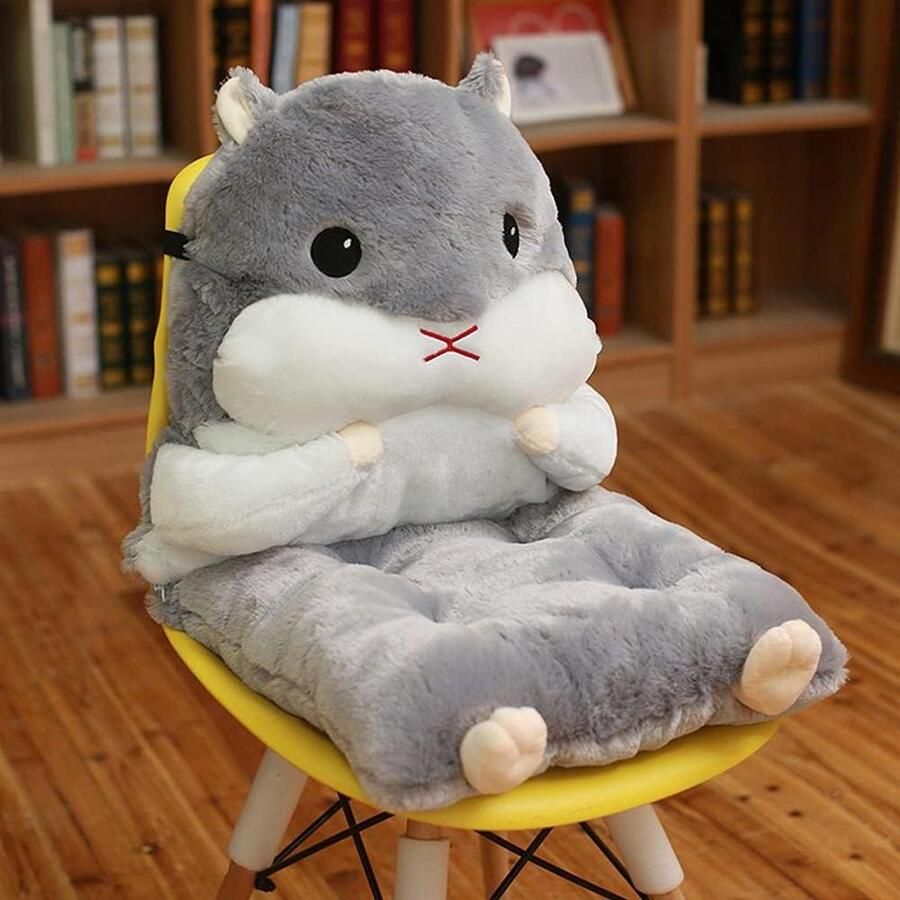 Wasbare Stoelmat Kussen Ergonomisch Rugkussen voor Stoelen Zitkussen met Rugleuning voor Bureaustoel Eetstoel Sofa Gamestoel