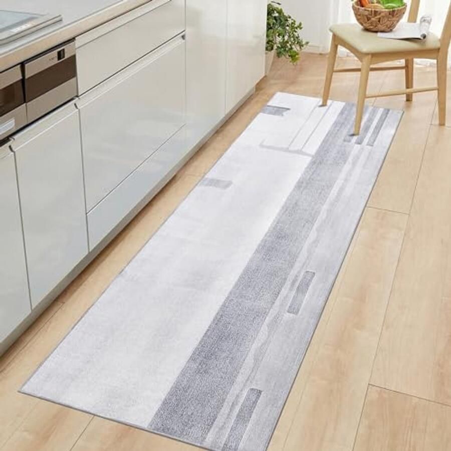 Wasbare Tapijtloper Antislip Abstract Modern 80 x 250 cm