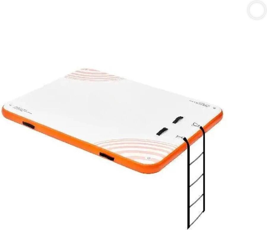 Vevor. Waterhangmat 8x5ft multifunctionele opblaasbare hangmat makkelijk mee te nemen relaxed in het water liggen geniet van de zon in het koele water