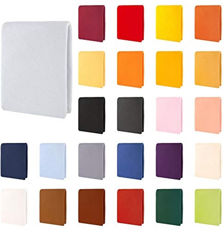 Waterbed hoeslaken 200x220-220x240 cm Zilvergrijs Katoenen Bedlaken Elastaan