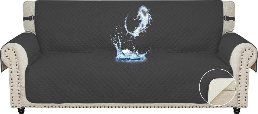 Waterbestendige Bankhoes 3 Zits Universele Sofahoes met Anti-slip en Krasbescherming Perfect voor Woonkamer