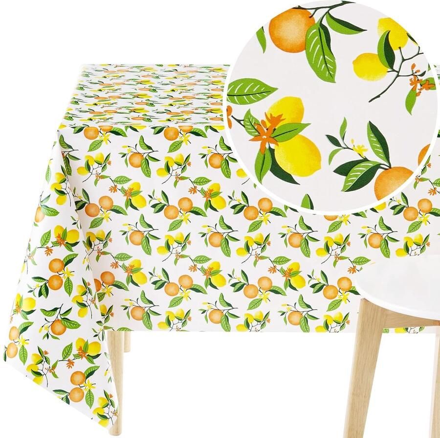 Waterdicht tafelkleed afwasbaar tafelzeil 78 x 55 inch