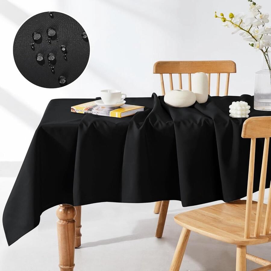 Waterdicht Tafelkleed Decoratief en Functioneel 1 stuk 130x130 cm Polyester