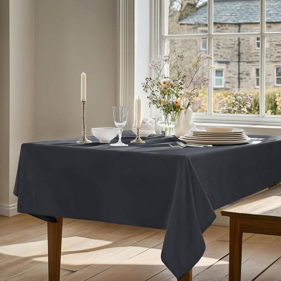 Waterdicht tafelkleed decoratief en multifunctioneel 1 stuk 130x130cm polyester