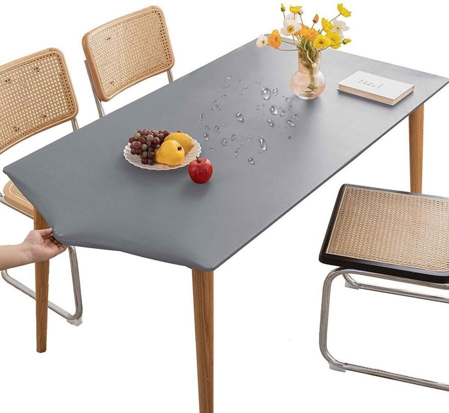 Waterdicht tafelkleed duurzaam en modieus 1 stuk PVC