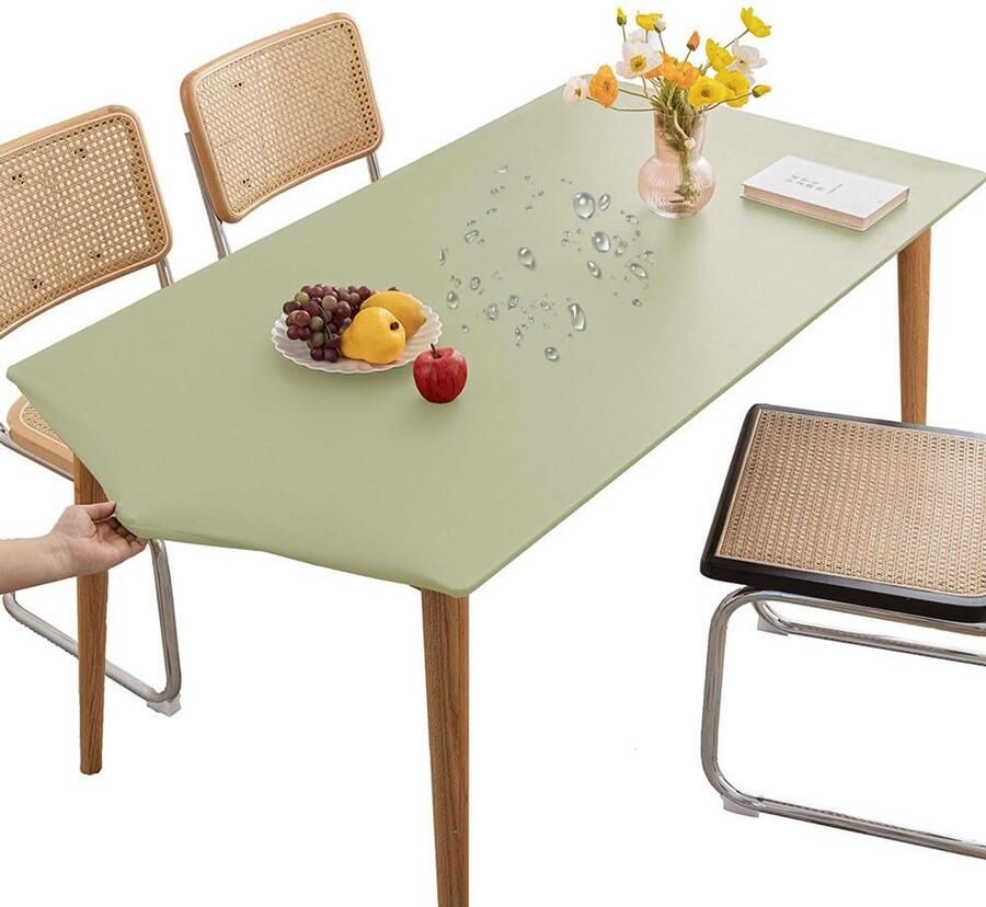 Waterdicht tafelkleed elegant design 1 stuk pvc 90 x 140 150 cm