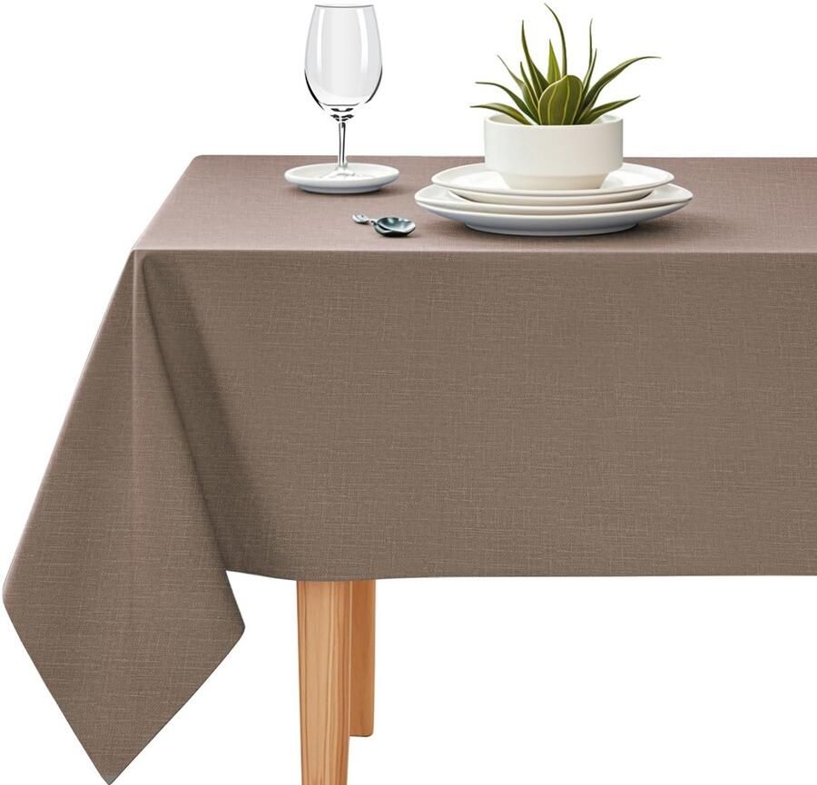 Waterdicht tafelkleed multifunctioneel en onderhoudsvriendelijk 1 stuk kleuren PVC