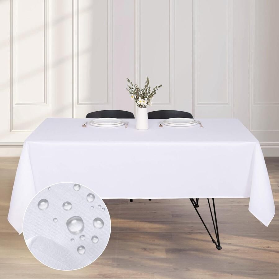 Waterdicht tafelkleed onderhoudsvriendelijk 1 stuk maten hoogwaardige stof