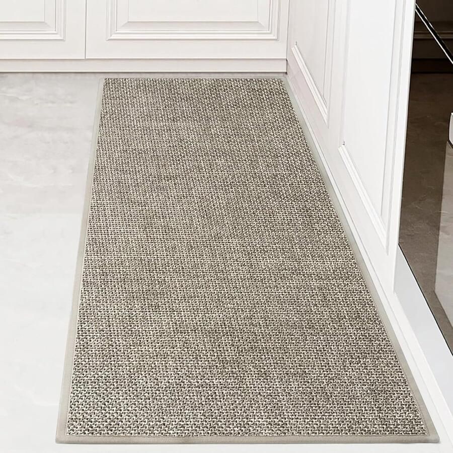 Waterdichte antislip keukenloper afwasbaar en veelzijdig 1 stuk beige 50x120cm