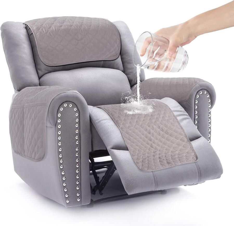 Waterdichte Armleuninghoezen voor Fauteuils en Banken 4 Stuks Antislip en Meubelbeschermer