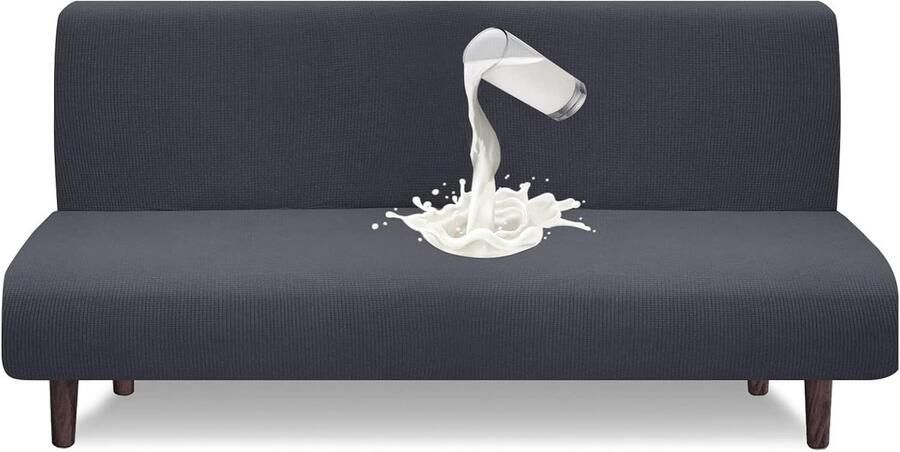 Waterdichte Armloze Futonhoes Bescherming voor slaapbanken zonder armleuning
