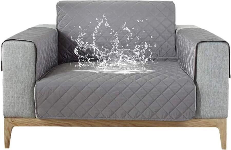 Waterdichte bankhoes Bescherming voor meubels 1 stuk Grijs Waterbestendig