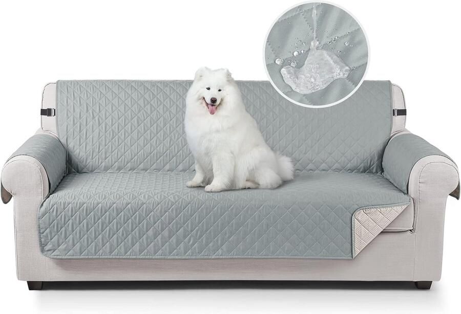 Waterdichte Bankhoes met Antislip Universeel en Elastisch Bescherming voor Huisdieren en Kinderen