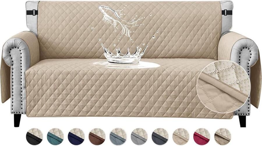Waterdichte bankovertrek Dikke bankbeschermer Beige