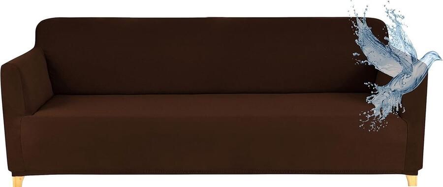 Waterdichte Bankovertrek voor 3-zits Banken met Armleuningen Elastisch en Hypoallergeen