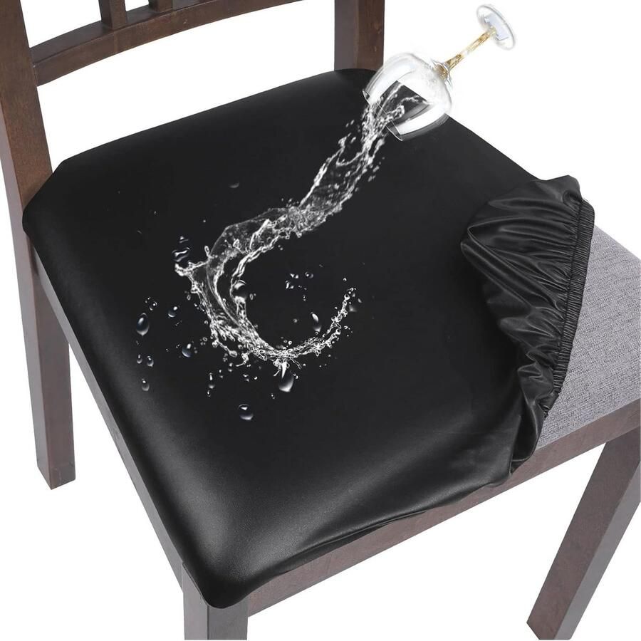 Waterdichte Eetkamer Stoelhoezen Rekbare en Verwijderbare Beschermers (Set van 6)