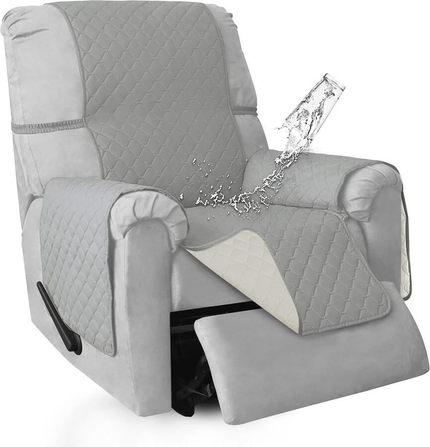 Waterdichte fauteuilhoezen voor woonkamer Omkeerbare meubelbeschermer voor honden huisdieren en kinderen