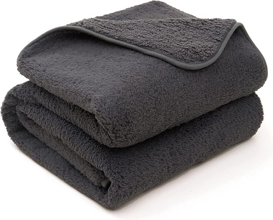 Waterdichte hondendeken wasbare hondenmat zachte warme deken voor huisdieren slaapdeken voor dieren sprei voor hondenbed bank en bank (140 x 100 cm donkergrijs)