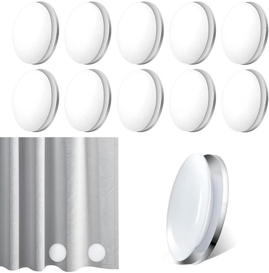 Waterdichte magnetische gordijngewichten veelzijdig en praktisch pack van 10