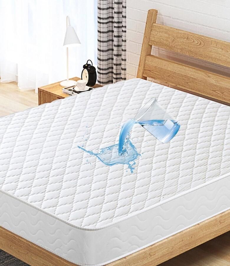 Waterdichte Matrasbeschermer 140 x 200 cm Ademend en Geschikt voor Matrassen van 5-30 cm