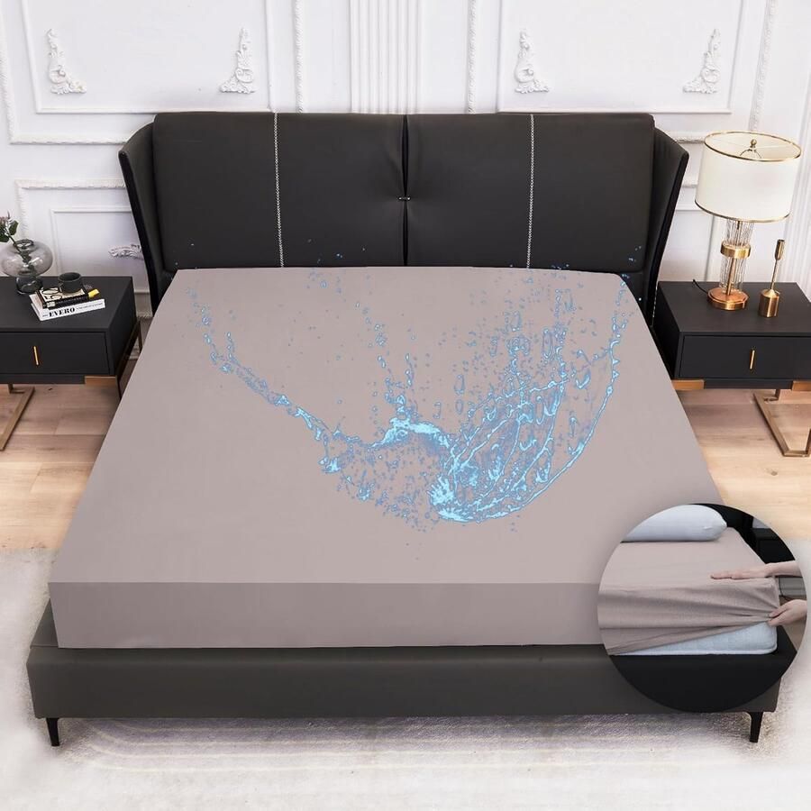 Waterdichte Matrasbeschermer 140x200cm Ademend en Wasbaar Perfecte Bescherming voor Matrassen