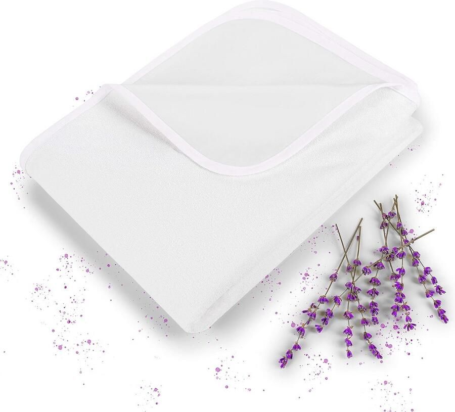 Waterdichte matrasbeschermer 160x200 cm Ademend niet ritselend en geschikt voor alle matrassen