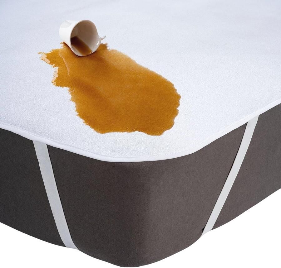 Waterdichte Matrasbeschermer 2 Stuks 60x120 cm voor Babybed Ademend en Geluiddempend