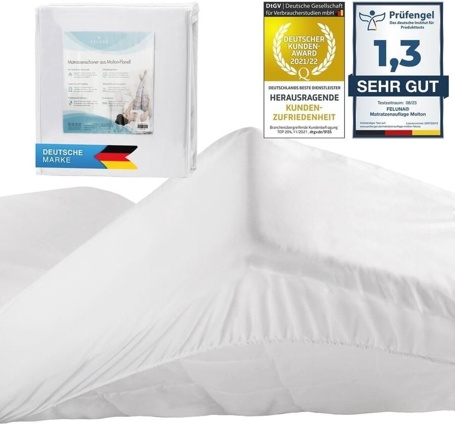 Waterdichte Matrasbeschermer 80x200cm Premium Flanellen Bescherming voor Matrassen