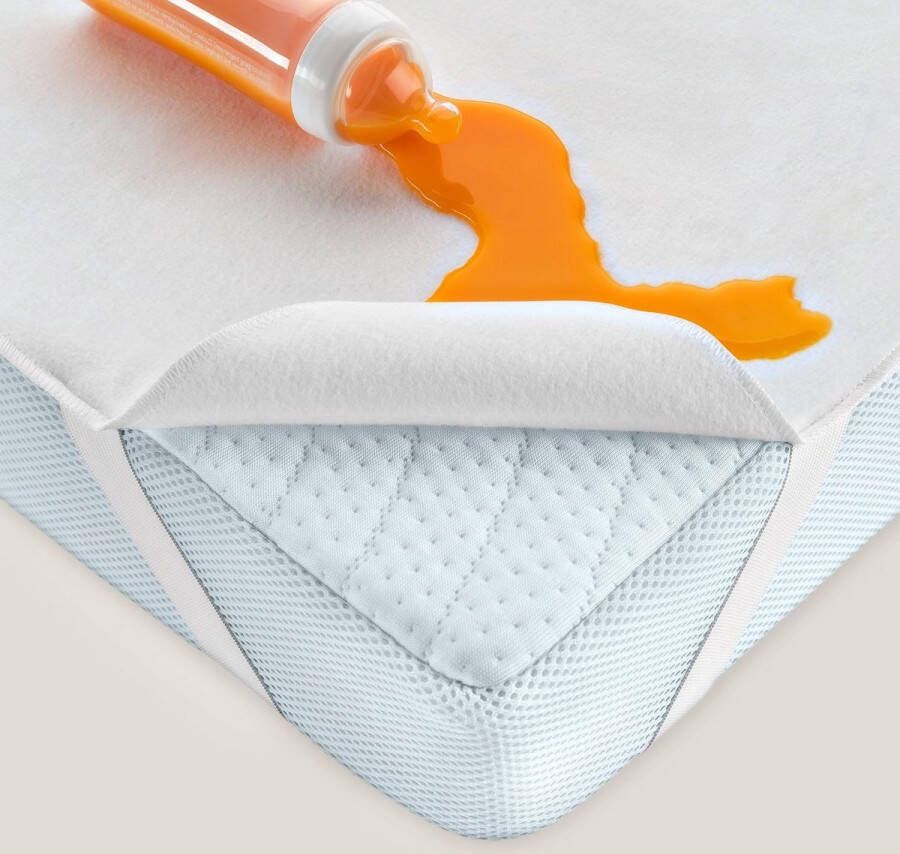 Waterdichte matrasbeschermer matras 70 x 140 cm molton matrasbeschermer voor kinderen en babymatrassen ÖkoTex-standaard 100 getest zacht en kookvast
