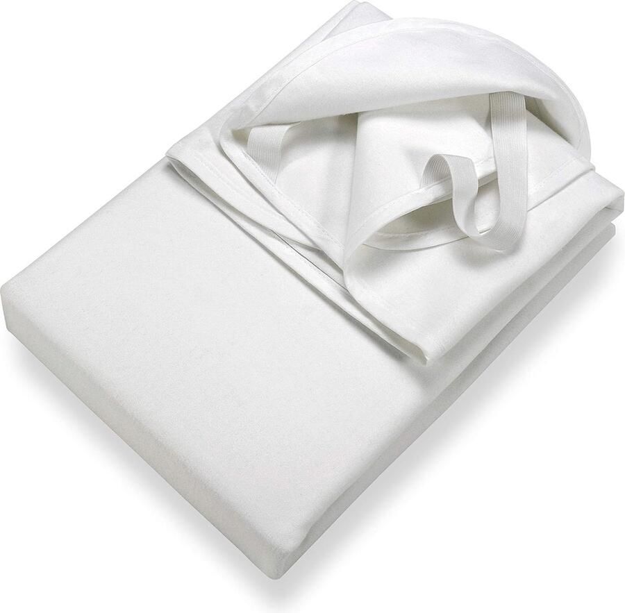 Waterdichte Molton Matrasbeschermer 70 x 140 cm voor Kinderbed 3-laags Katoen Hoeslaken