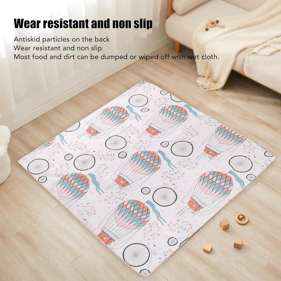 Waterdichte Nylon Kinderstoel Mat 130 X 130 Cm Multifunctionele Waterdichte Vlekbestendige Antislip Baby Kruipen Mat