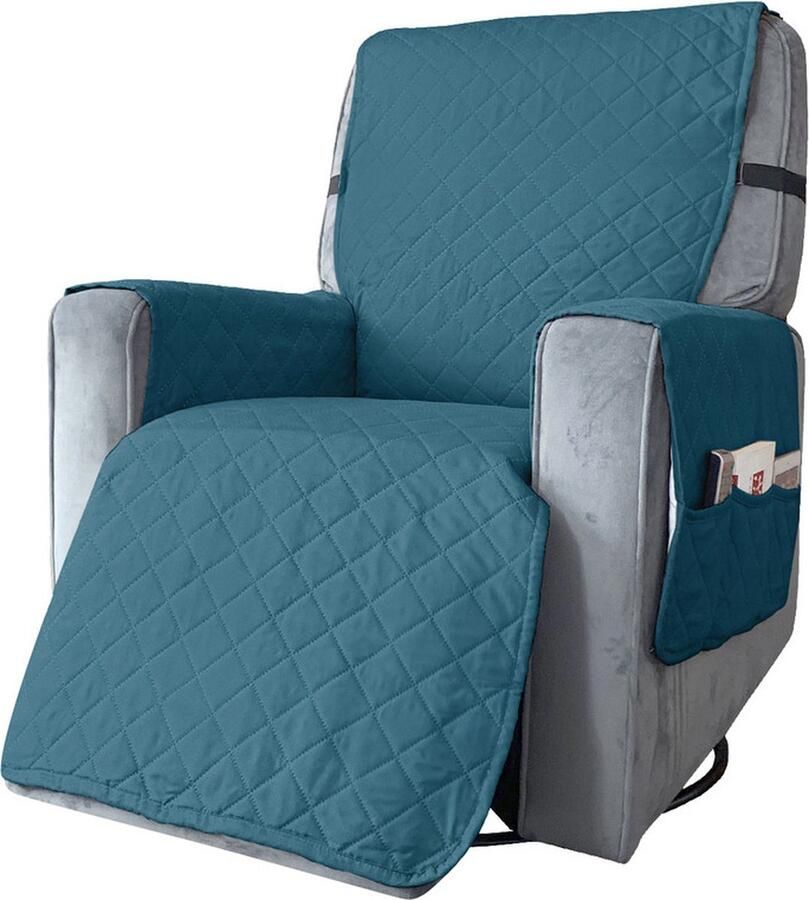 Waterdichte verdikte enkele ligstoelbankkussen Ligstoelbankhoes met 6 zijvakken Waterdichte ligstoelhoes met verstelbare bevestigingsriemen Fauteuilligstoelhoes Antislip huisdierligstoelbeschermera groente 29*28*8