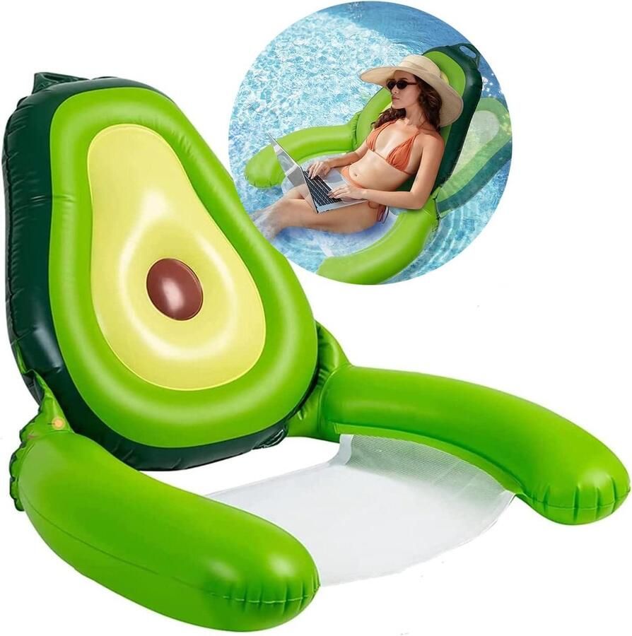 Waterhangmat opblaasbaar zwembad luchtmatras voor zomer zwemmen feest kinderen en volwassenen waterhangmat