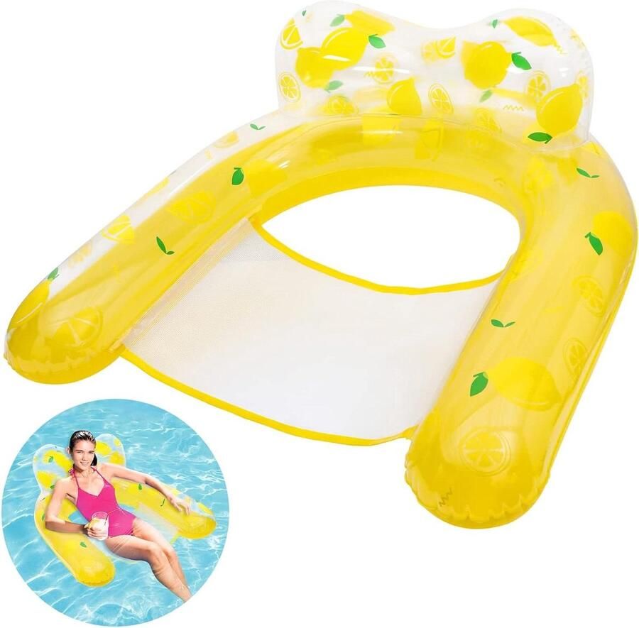 Waterhangmat voor volwassenen Opblaasbaar drijvend speelgoed Zwembadluchtmatras voor zomerfeesten Waterhangmat