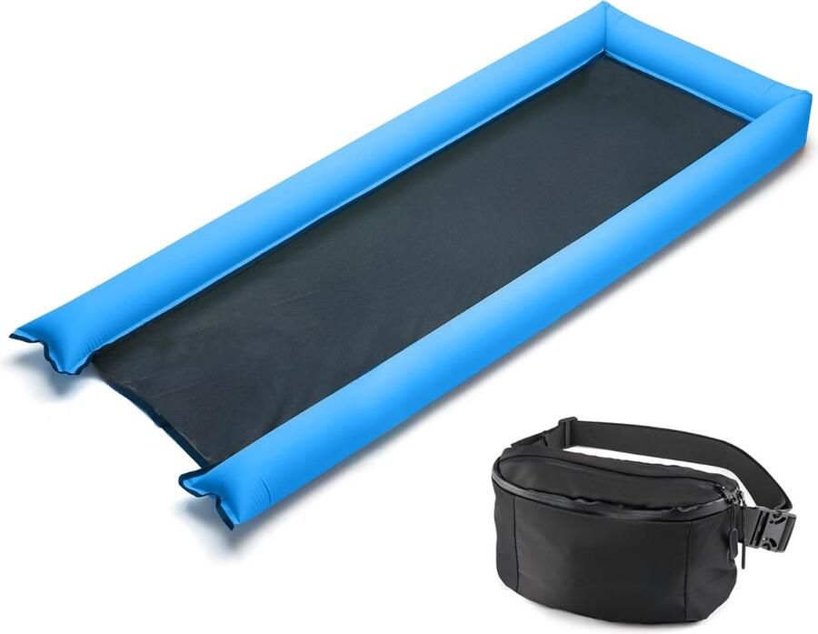 Waterhangmat Water Hangmat Luchtbed Zwembad Luchtmatras Opblaasblaar Zwembad Strand Waterspeelgoed Vakantie Must Have Voor In De Zomer!