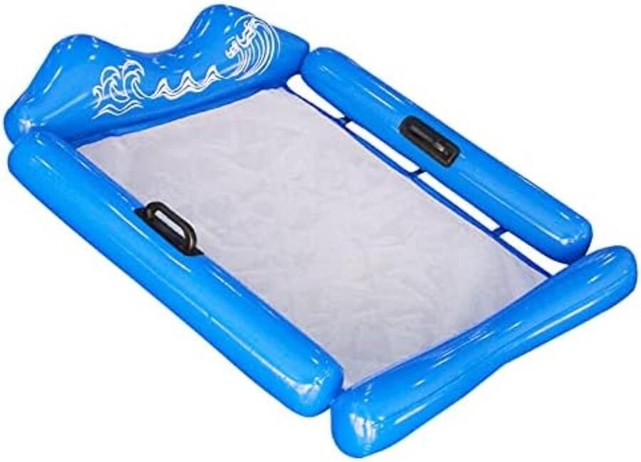 Waterhangmat Water Hangmat Luchtbed Zwembad Luchtmatras Opblaasblaar Zwembad Strand Waterspeelgoed Vakantie Must Have Voor In De Zomer!