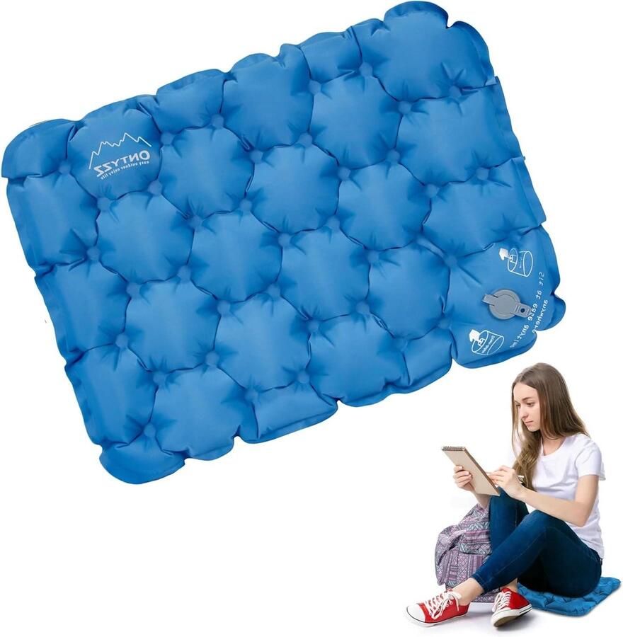 Waterproof Inflatable Seat Cushion for Office Chair Camping Stadium Portable and Lightweight Moistureproof Concert Cushion