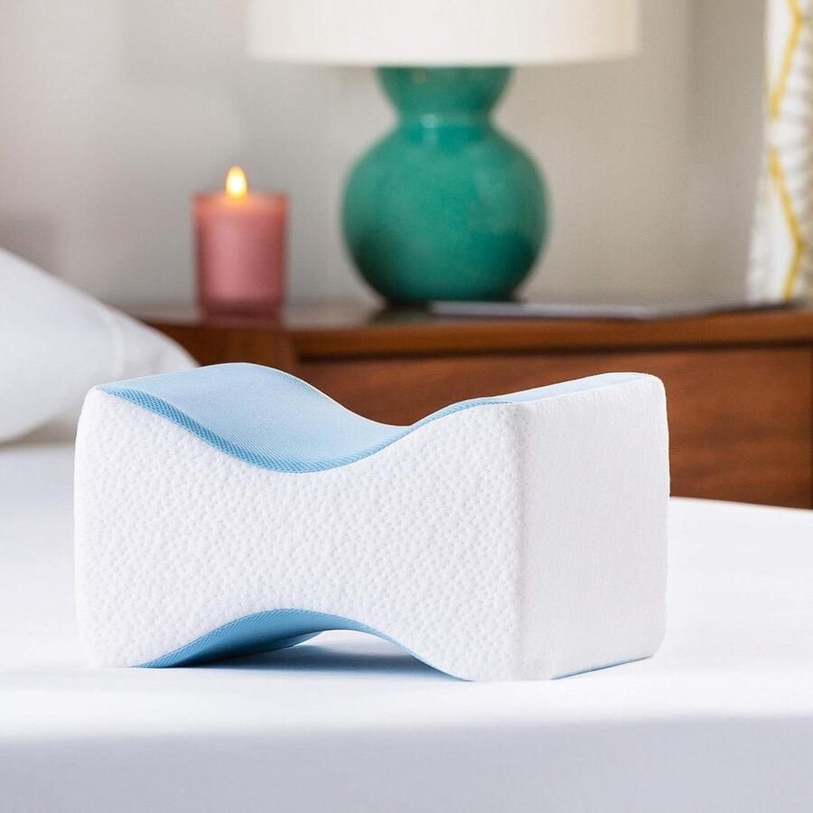 Waterspeelmat Orthopedisch Gel Memory Foam Kniekussen-Zijslapers-rug Been Heup Gewricht Zwangerschap Ischias Pijnverlichting Slaapzaal Essentials Kniekussen voor in het bed