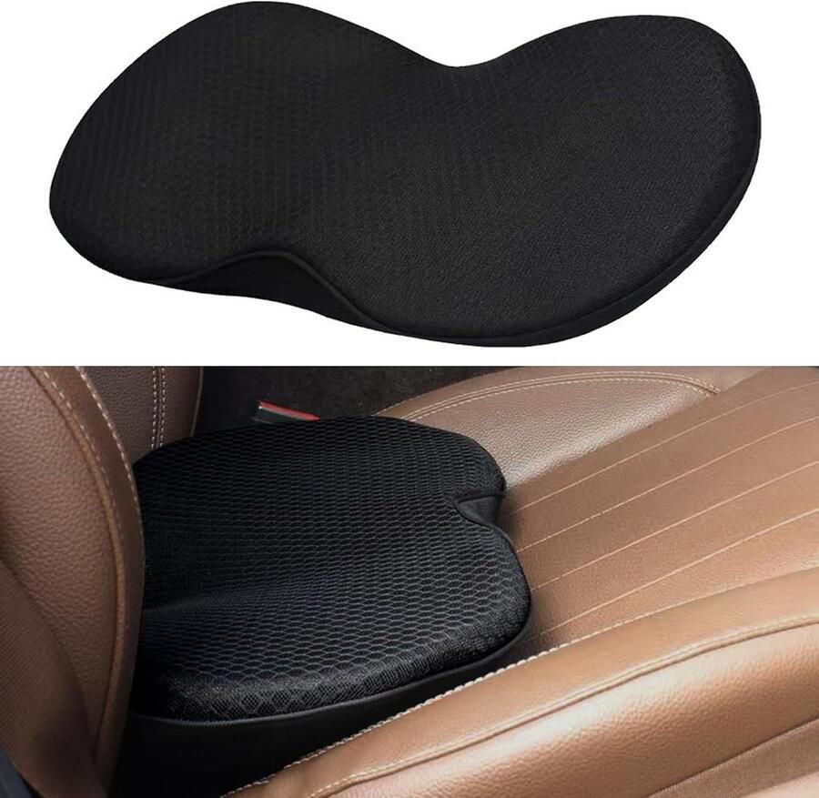 Wedge Cushion Memory Foam Seat Cushion with Washable Cover Ergonomic Comfortable and Breathable Ideal for Office Chair Wheelchair or Car