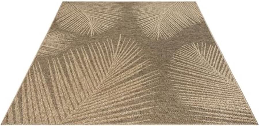 Weerbestendig Tapijt voor Binnen en Buiten 80 x 150 cm in Natuurlijke Jute Look