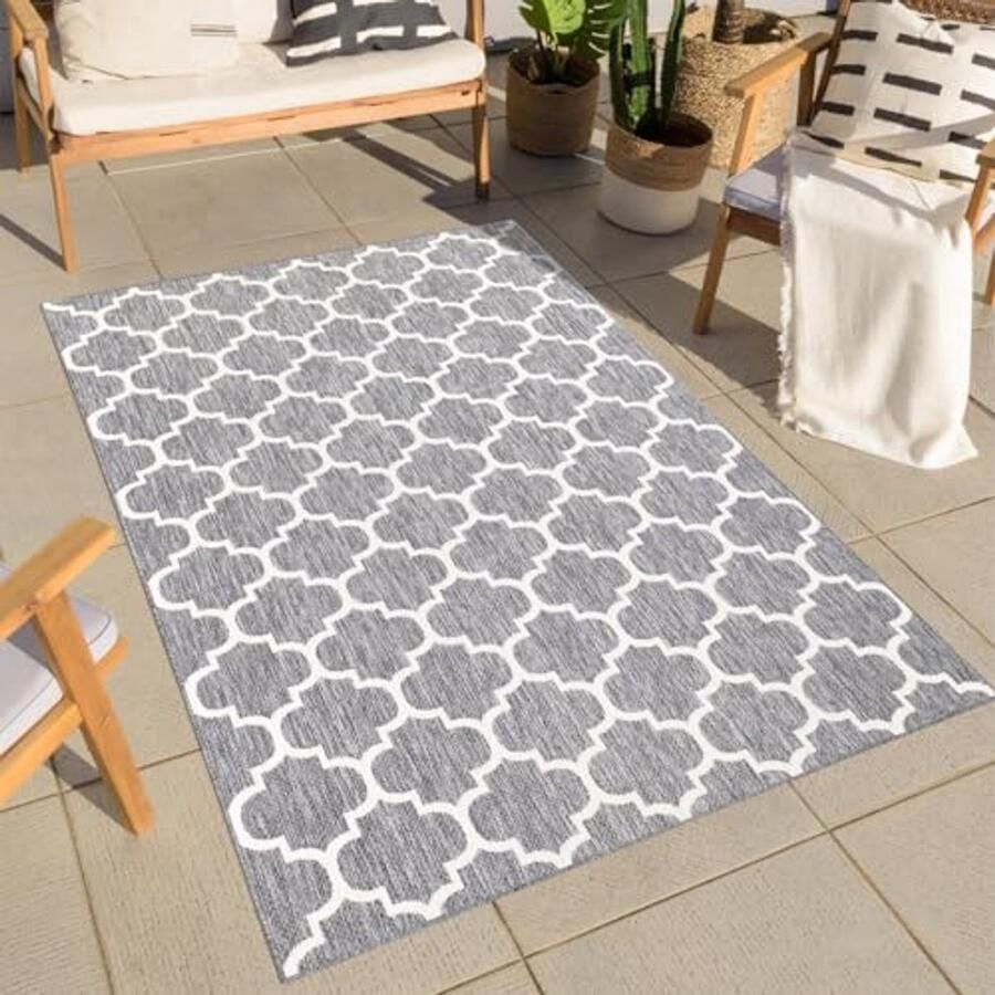 Weerbestendig Vloerkleed 120 x 170 cm – Marokkaanse Stijl voor Binnen en Buiten