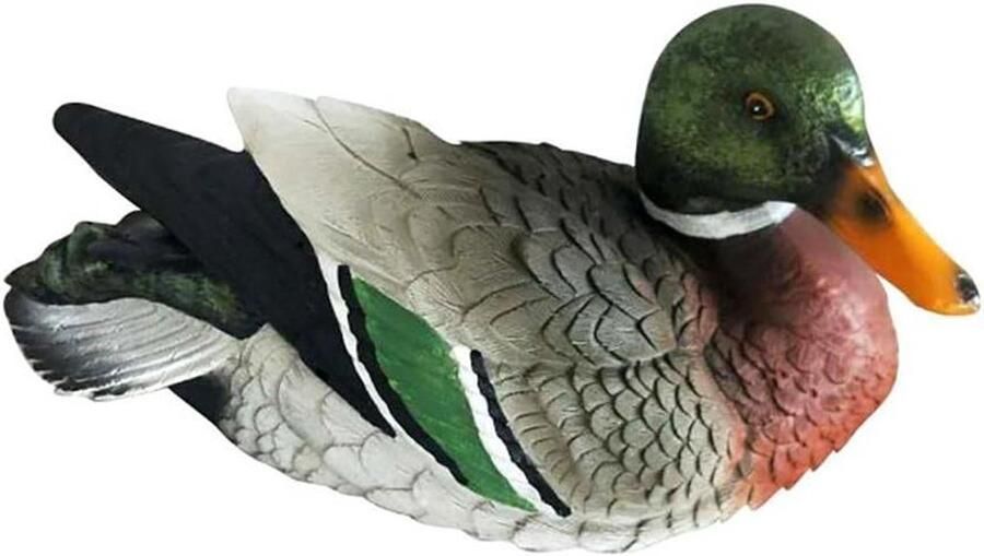 Weerbestendige Hars Drijvende Eend Realistische Zwemmen Wilde Eend Outdoor Tuin Vijver Decoy Tuindecoratie 22 * ​​12 cm