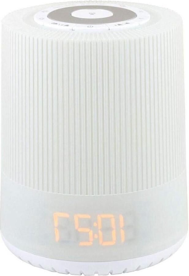 Wekkerradio Natuurlijke Geluiden Kleurwisselend LED-Nachtlampje Wake-Up Light Leeslamp Dimbaar Gangreserve UR230WE