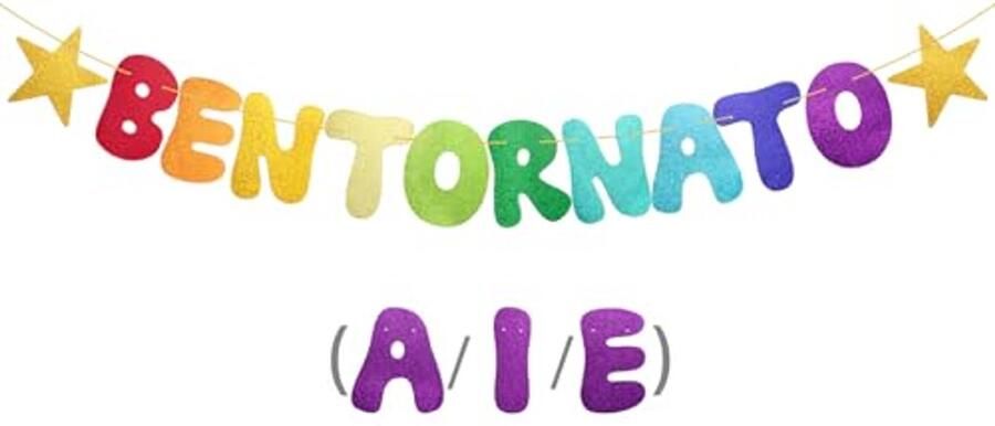 Welcome Home Banner Welcome Paper Glitter Colorful Garland Party Decorations Home Welcome to School Welcome Home Guest Gifts Decorations