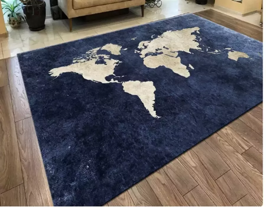 Era Huisdecoratie Wereldkaart tapijt Klassiek tapijt Woondecoratie Modern tapijt Speciale Tapijt Populair Tapijt voor kinderkamers Huisdecoratie Cadeau Voor Hem Woonkamer Tapijt Antislip Tapijt 120x180 cm