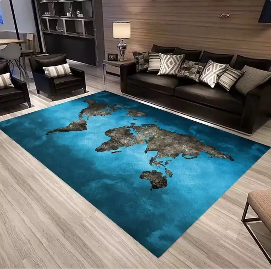 Era Huisdecoratie Wereldkaart tapijt Modern tapijt Klassiek tapijt Huisdecoratie Cadeau Voor Hem Woondecoratie Speciale Tapijt Populair Tapijt voor kinderkamers Woonkamer Tapijt Antislip Tapijt 150x230 cm