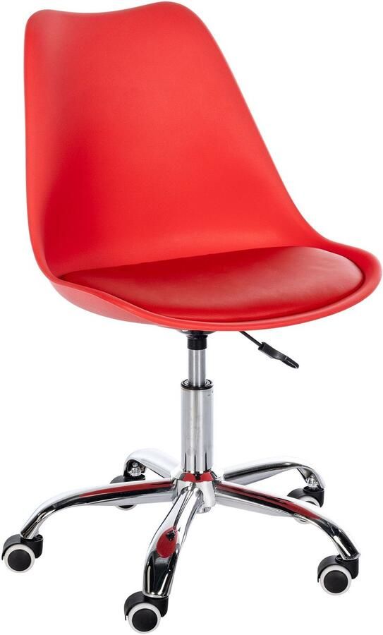Clp Laflin werkkruk 360° draaibare kruk rood