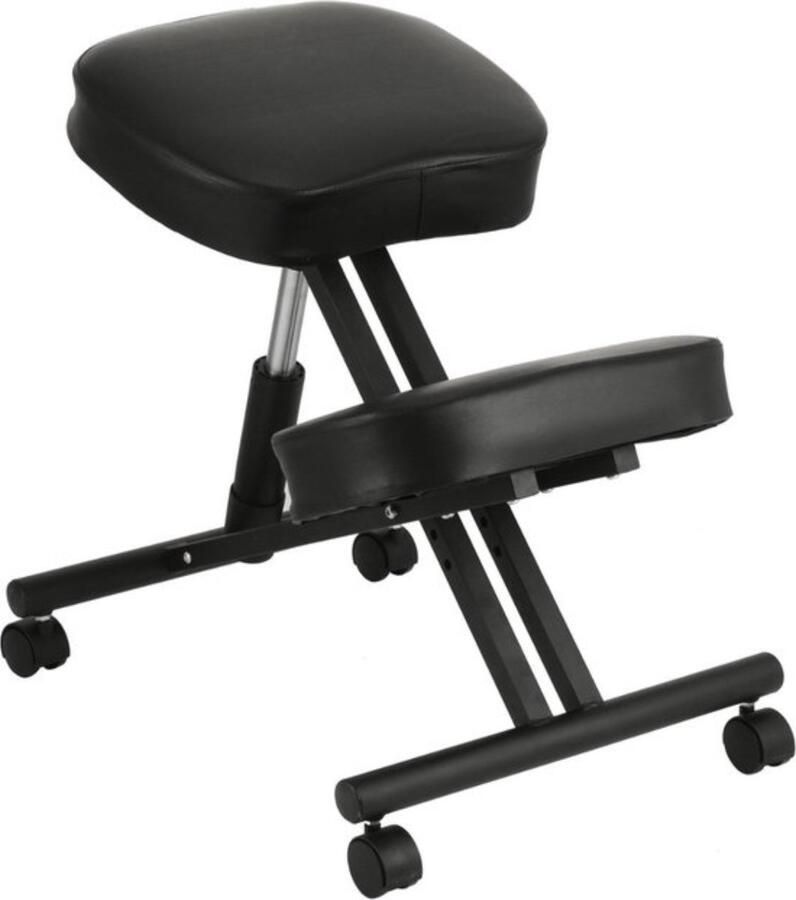 RM Store Ergonomische Kniestoel Verstelbare Kniekruk Dik Kussen Thuiskantoor Computer Stoel Multifunctioneel - Foto 2