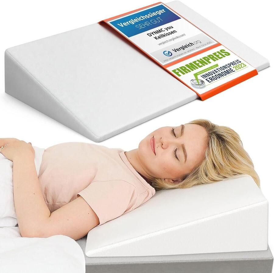 Comfortabel Slapen Wigkussen 90cm Premium kwaliteit OEKO-TEX Modern ontwerp Stevig matras zachte hoes Chique leeskussen reflux kussen