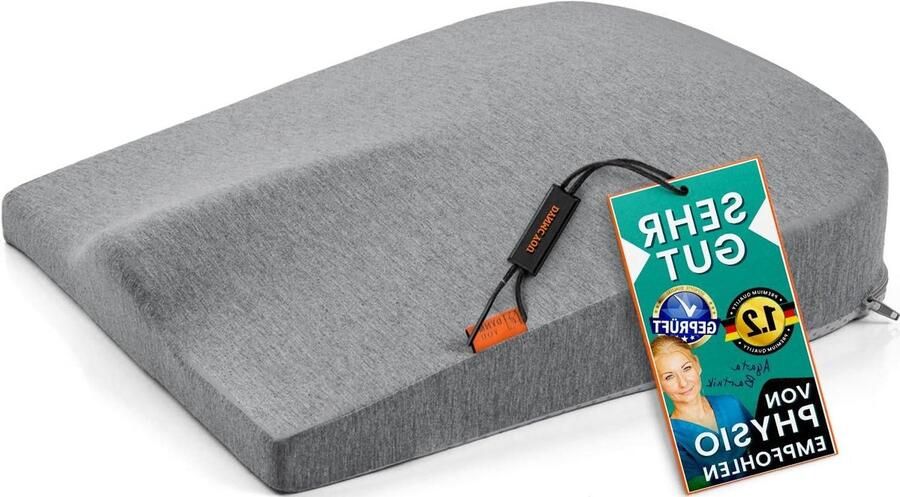 Wigkussen voor stoel met traagschuim Heup- en rugverlichting Vrachtwagen zitkussen Perfecte hardheid Antislip grip